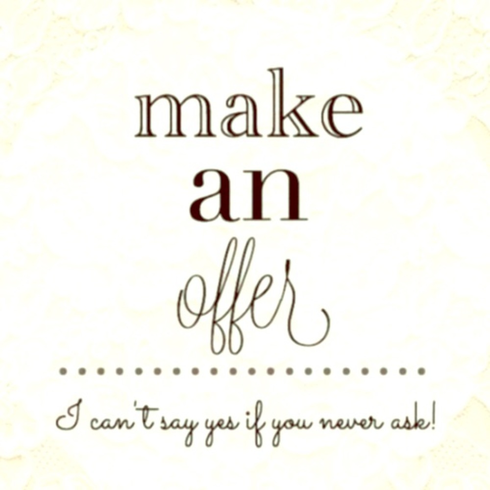Offers welcomed :)